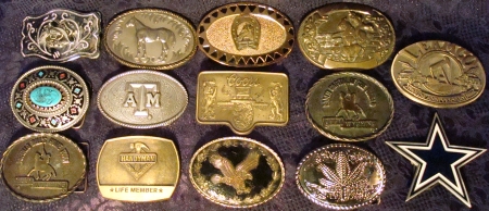 Dallas Vintage Belt Buckles, Vintage Cowboy Buckles, Dallas Cowboys Buckle, Texas A&M  Buckles DFW, Unique Vintage Belt Buckles Dallas Area
