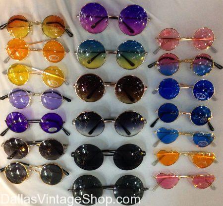We have Ozzy Osbourne Sunglasses, Beatnik Sunglasses, 60s & 70s Hippie Sunglasses, 60s Mod Sunglasses, Janice Joplin Sunglasses, Groovy Sunglasses, Colored Hippie Sunglasses, Rose Colored Glasses, 50s Hip Sunglasses & others are at Dallas Vintage Shop.