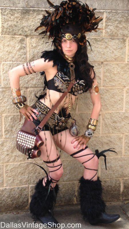 Burning Man Tribal Woman Radical Ritual Attire: Get the Unique, Quality Costumes & Accessories for every Burning Man Theme at DVS.