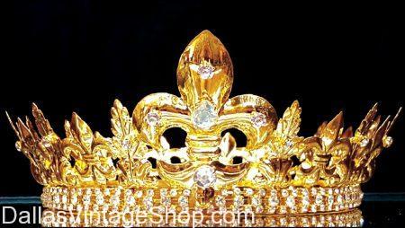 Crowns Dallas, Where to Buy Crowns in Dallas, King Costumes Dallas, Queen Costumes Dallas, High Quality Metal Crowns Dallas, Fleur-de-lis Accessories DFW, Texas Costume Stores, Men's Costume Crowns Dallas, DFW Costume Shops, Dallas Costume Shops, 2017, Crowns, Royalty Accessories, King Costumes, Queen Costumes, French Style Crowns Dallas, 