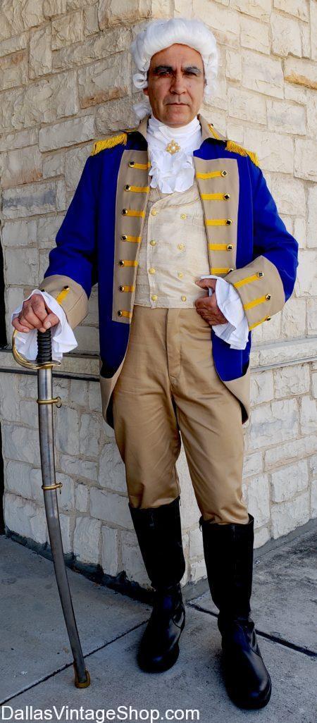 Get this George Washington Blue Uniform Costume, US First President Quality Costume, Patriotic Americans Attire, Patriotic George Washington Costumes, Theatrical George Washington Costumes, George Washington Historical Costumes, George Washington Costumes, Patriotic Costumes,  Patriotic Parade Costumes,  Patriotic Celebration Costumes,  Patriotic 4th of July Costumes,  Patriotic Historical Costumes, 