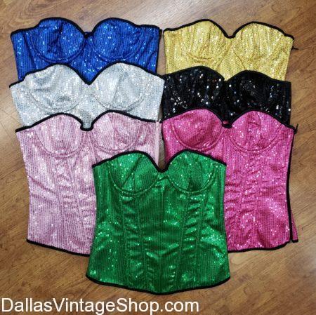 Burning MAn, Corsets, Sequins, Bright, Glitter, Rave Outfit, Festival Outfit, Festival, Bright Colored Sequin Corsets