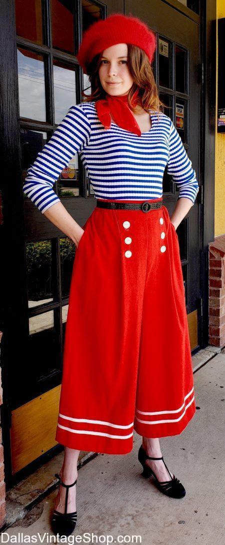 Bastille on Bishop info: French Cultural Festival, Historical French National Holiday Attire and REMEMBER the BASTILLE... on Bishop that is!!! The Bishop Arts District of Oak Cliff, Dallas TX will celebrate anything that is French at the "Bastille on Bishop' Event on July 14. THIS lovely Mademoiselle Outfit is perfect attire for this Costume Friendly Event. There will be Wine Tasting, Food, Shopping & more. Kids & Pets are Welcome. Get the Scoop here at the Official Website for Bastille on Bishop and get French Fun or Frivolous Costumes and Accessories from our huge collection of French Costume Ideas. SEE MORE: Bastille Day Costumes from Dallas Vintage Shop.