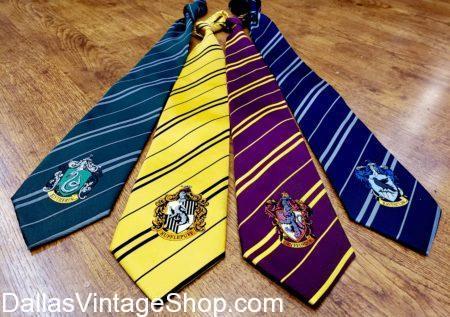 Harry Potter Ties, Gryffindor, Hufflepuff, Ravenclaw, and Slytherin Harry Potter Ties, Beanies, Robes, Wands, Hats, Glasses, Wigs, Beards, All Professors, Ghosts, Students, Wizards & More.