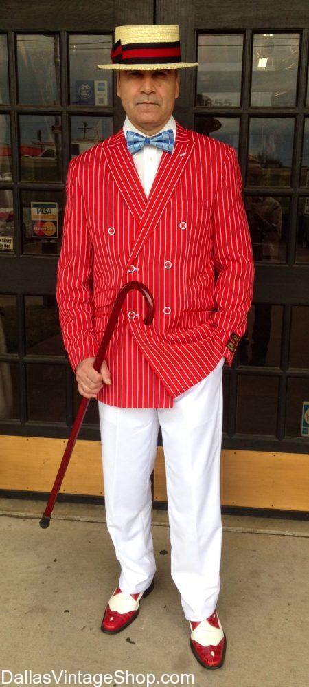 Here you see our 1920's Jazz Era Band Leader; 20's Period Historical Costumes. We also have 20's Period Historical Costumes, 20's Men's Speakeasy Costumes, 20's Jazz Men's Attire, Cotton Club Movie Characters Men's Costumes, 20's Jazz Musicians, Famous 20's Era Jazz Club Artists, 20's  Men's Suits, 20's Costumes & Accessories, 20's Skimmer Hats in stock.