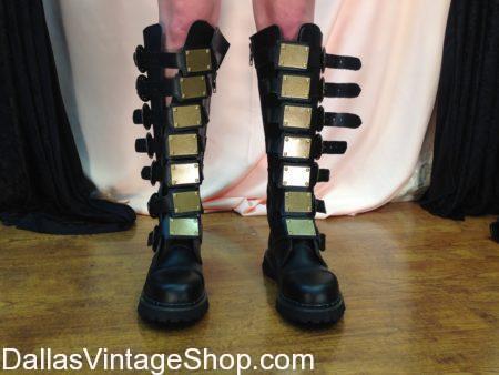 Mens Quality Combat Boots, dragon halloween ball