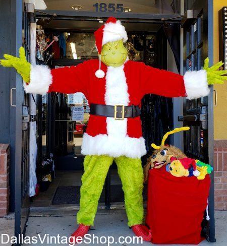 grinch, grinch santa, grinch costumes, buy grinch costumes, find grinch costume
