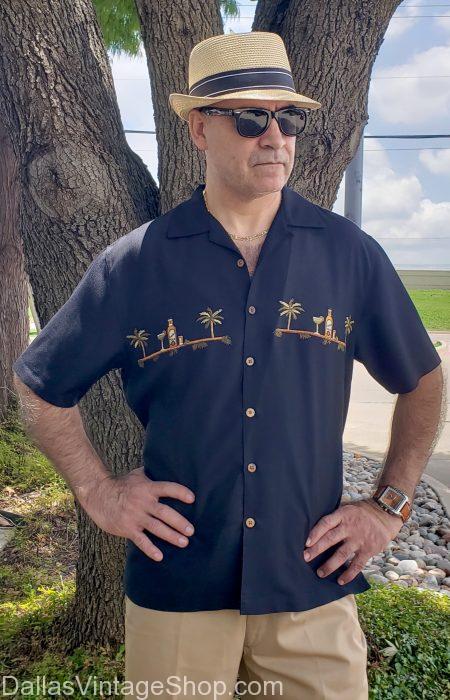 Tropical Fashions Dallas at Dallas Vintage Shop are Plentiful. Get Chic Tropical Fashions, Better Quality Tropical Brand Clothing, Upscale Tropical Shirts and Rich Resort Wear Tropical Attire in array of colors & styles.