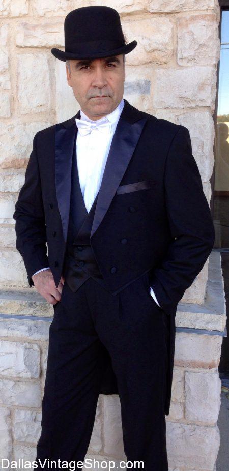 Downton Abbey Movie Costumes, Downton Abbey 1920's Costumes, Downton Abbey Movie Characters Costumes, Downton Abbey Formal Men's Attire, Downton Abbey Men's Costumes & Accessories are in stock at Dallas Vintage Shop.