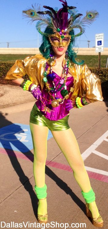DFW MARDI GRAS COSTUME GUIDE: Mardi Gras Festival and Party Costumes for Ladies.