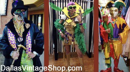 Mardi Gras Eclectic Costumes & Accessories from Dallas Vintage Shop.