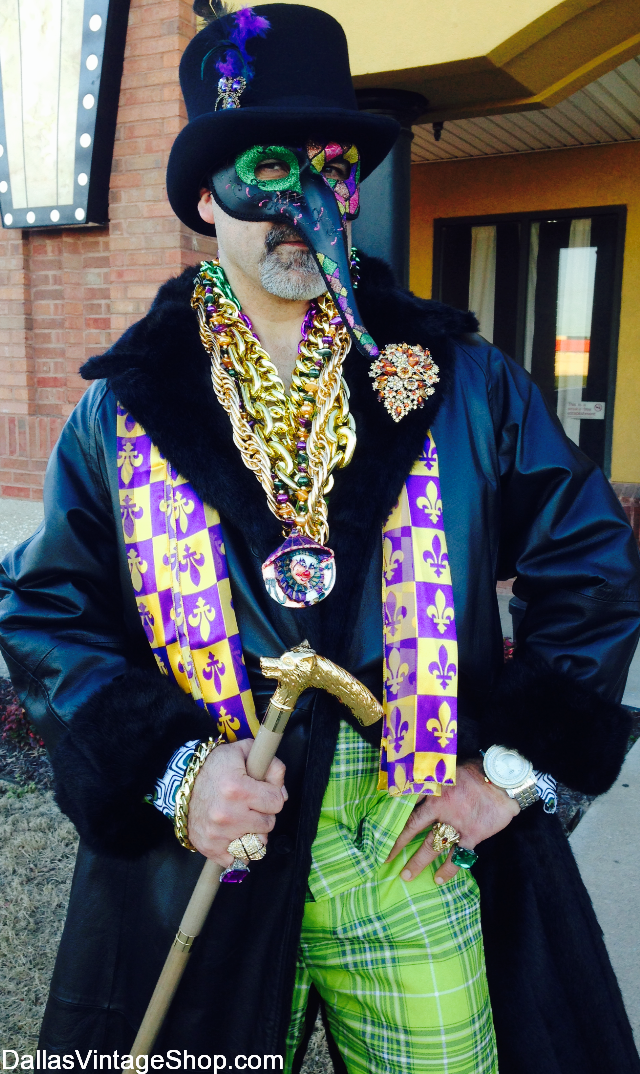 What is Fat Tuesday, Where Fat Tuesday Dallas, When Fat Tuesday Events DFW, Fat Tuesday Costumes from Dallas Vintage Shop.