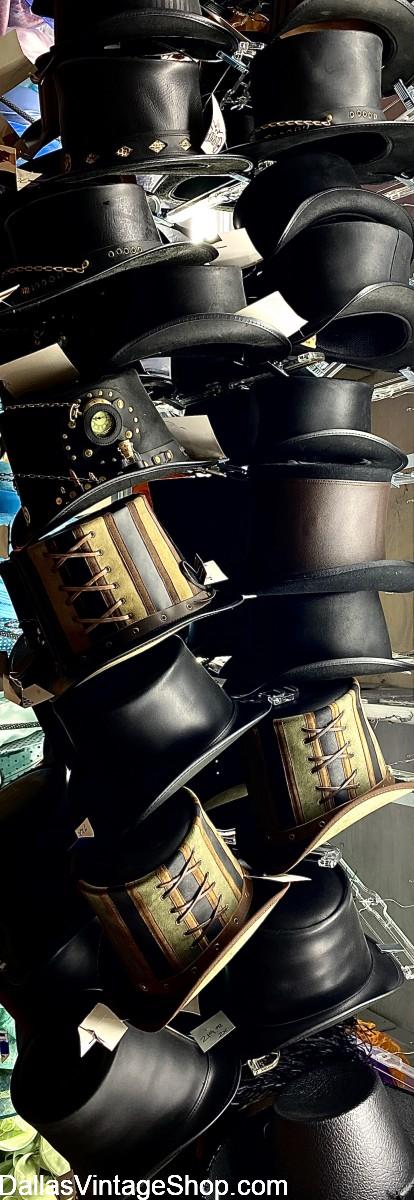 Plague Doctor Hats, Leather Plague Doctor Hats, Steampunk Plague Doctor Hats & Accessories are at Dallas Vintage Shop.