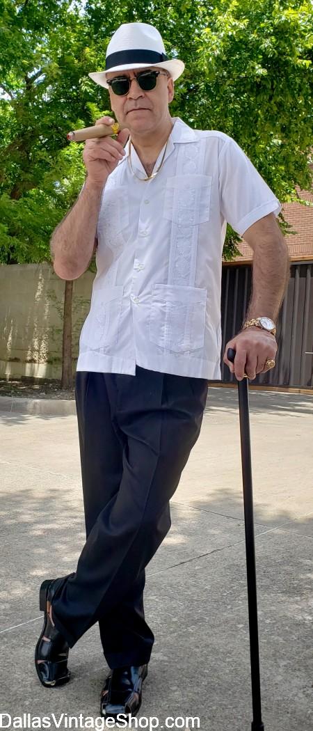 Men's Guayabera Shirts available in our Dallas area men's store.