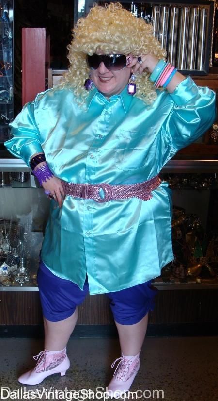 plus size 80's costume