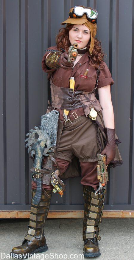 STEAMPUNK LADIES COSTUMES: This Kaylee from Firefly Series, Steampunk Inspired Outfit is easy to assemble from our huge inventory or Steampunk Garb, Gear, Gadgets, Weapons, Leather Accessories, Corsets, Victorian Attire, Goggles & more.
