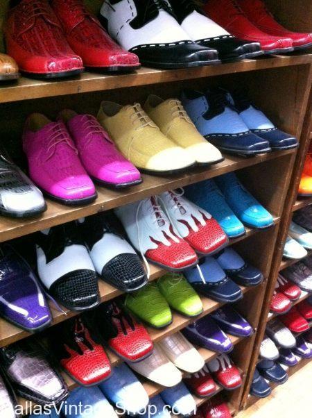 bright colored prom shoes