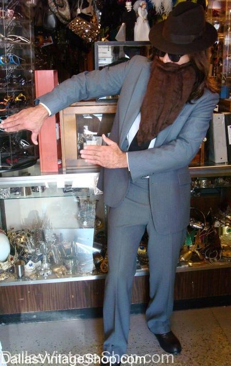 ZZ Top Costume, ZZ Top Classic Rock Costumes, ZZ Top Rockband Costumes